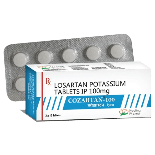 Cozartan 100mg Losartan Tablets Online in USA – Blood Pressure Medicine