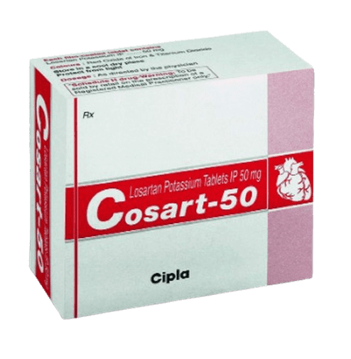 Cosart Tablets (Losartan 50mg) Online in USA – Blood Pressure Medicine